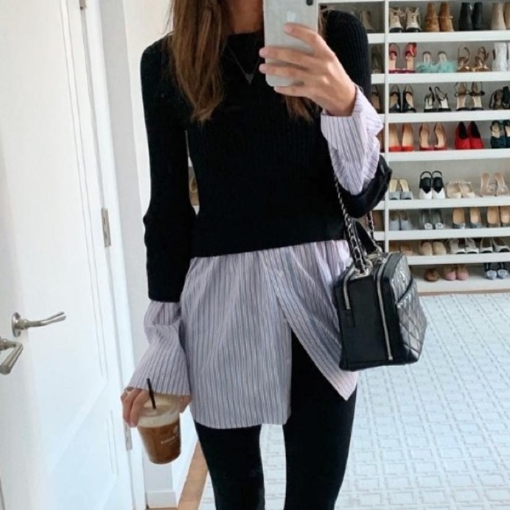 🐅KENZO 2in 1 Mixed Knit Top